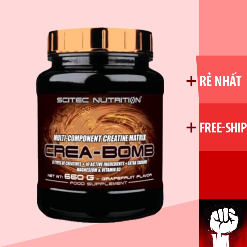 Creatine | Scitec Nutrition Creabomb Tăng Sức Mạnh 660g - Chính Hãng