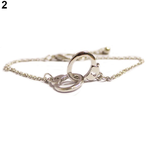 Vòng tay hợp kim dạng còng tay cá tính thanh lịch sang trọng dành cho nữ