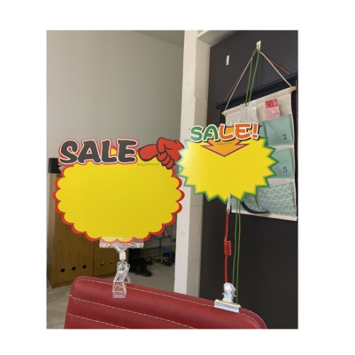 Giấy Sale Size L - 5 tờ, Giấy ghi giá sản phẩm, bảng ghi giảm giá sản phẩm