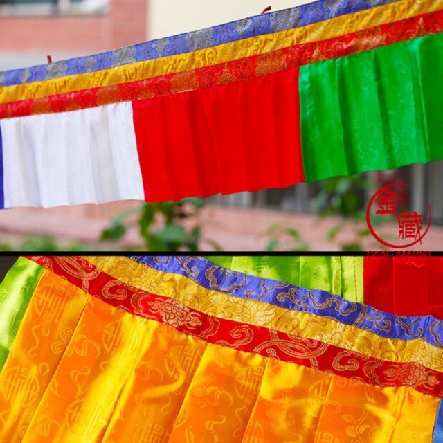 [Pháp Bảo Minh Châu] RÈM NGŨ SẮC DÀI 5m