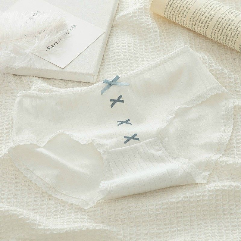 Quần Lót Nữ Cotton Gân Hoạ Tiết Rễ Thương 0126