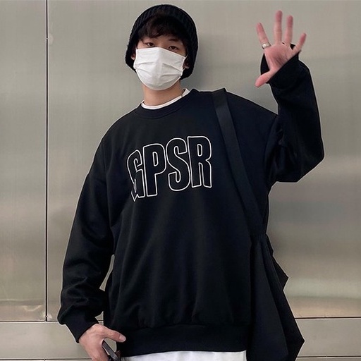 Áo Sweater HY KOREA Chất Nỉ Bông Dày Dặn Form Rộng Freesize Unisex GPSR 304