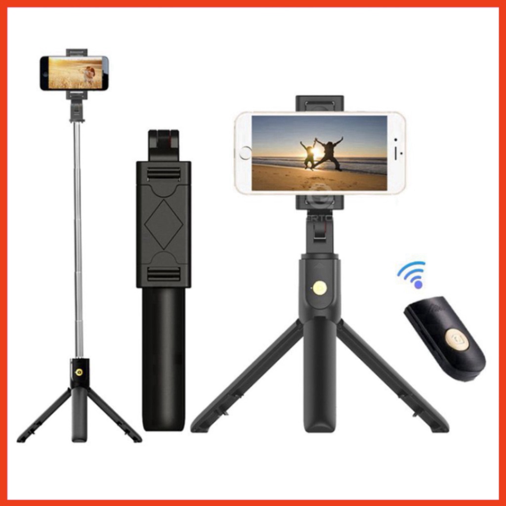 Gậy Chụp Ảnh selfie K07 Kết Nối bluetooth Không Dây Dành Cho Điện Thoại