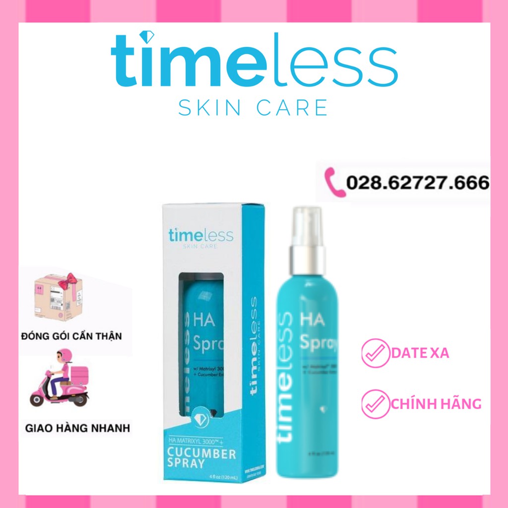 Xịt Khoáng Timeless HA Matrixyl 3000 Cucumber Spray (120ml)