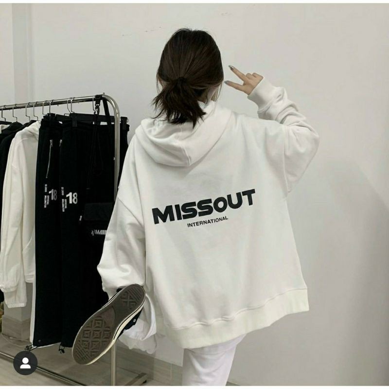 Áo Khoác Hoodie Missout unisex form rộng phong cách Ulzzang - Sayhey Clothing | BigBuy360 - bigbuy360.vn
