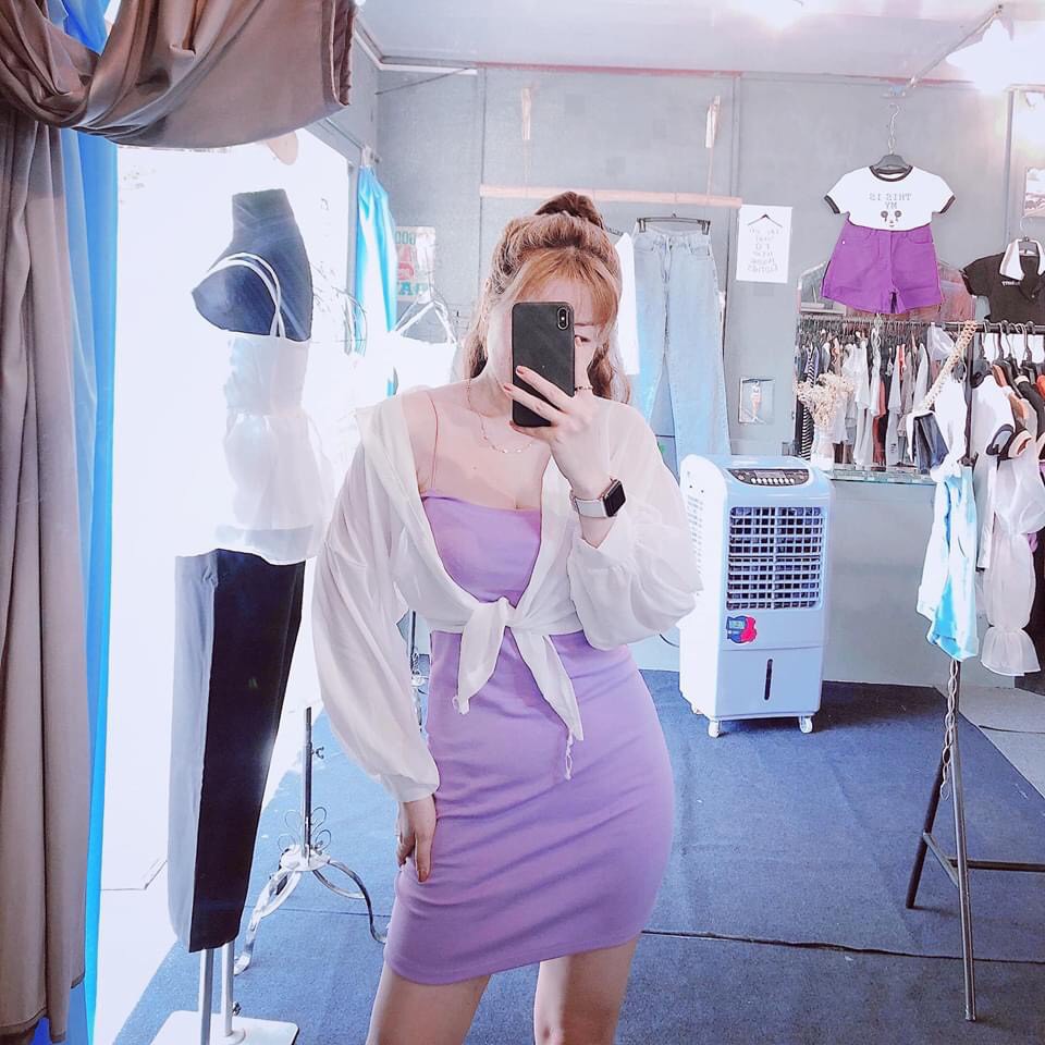 Áo Sơ Mi Voan𝑭𝑹𝑬𝑬𝑺𝑯𝑰𝑷Áo Khoác Váy-LY STORE