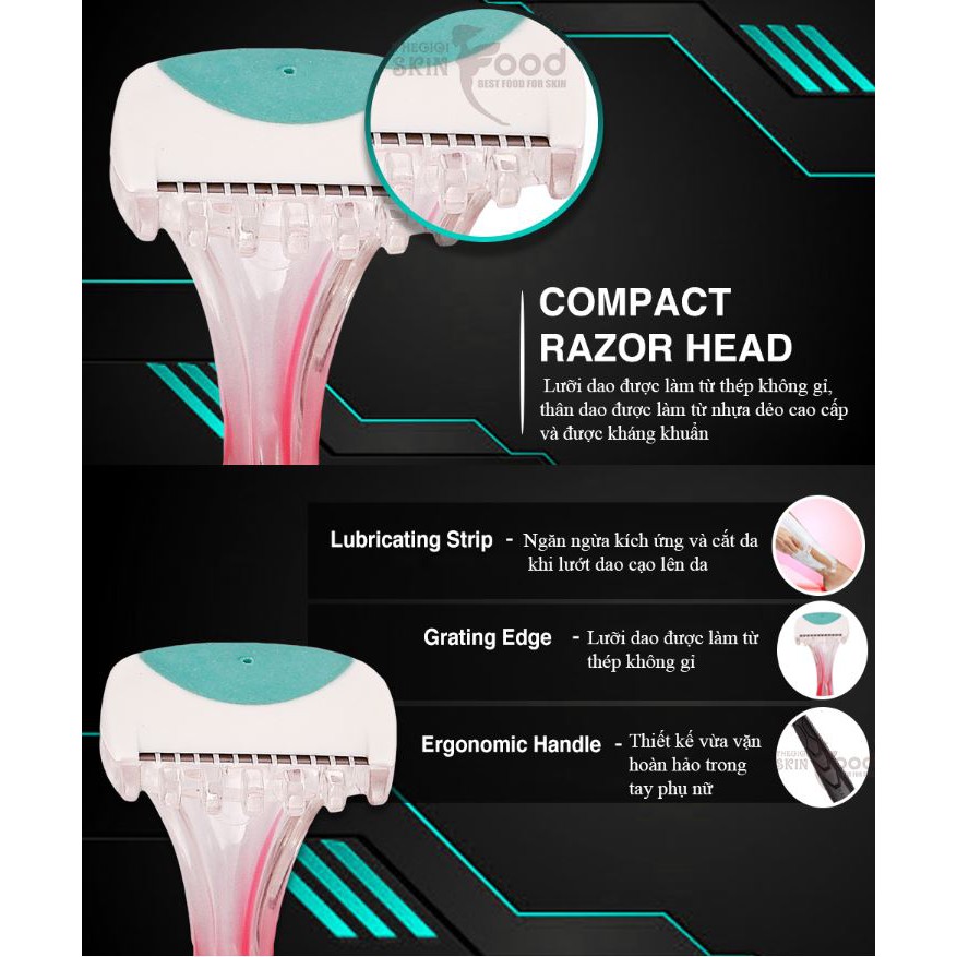Dao Cạo Bikini Thân Nhựa Kai Bikini Line Razor