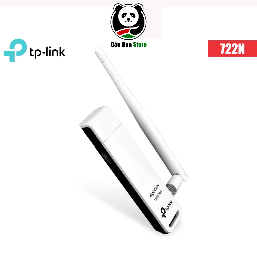 Usb Wireless Tplink WN 722N - Chuẩn N, 1 Anten (Hàng Chính Hãng)