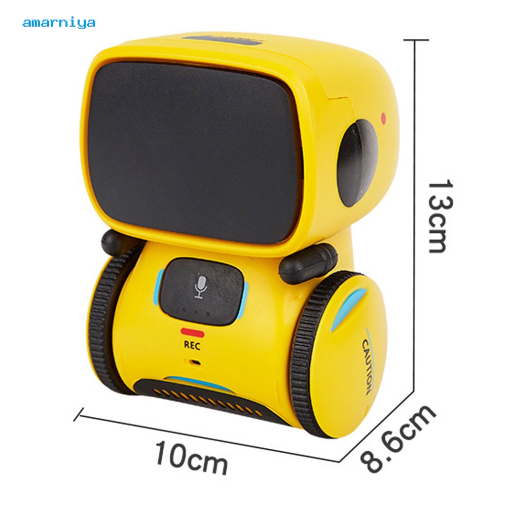 Robot đồ chơi thông minh có đèn LED điều khiển bằng giọng nói thân thiện với môi trường cho trẻ em
