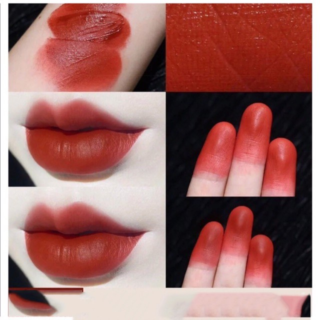 Set 3 son kem lì Herorange Fluffy Lip Glaze, bộ son kem giá rẻ 3 màu hottrends lâu trôi hàng nội địa trung cao cấp.