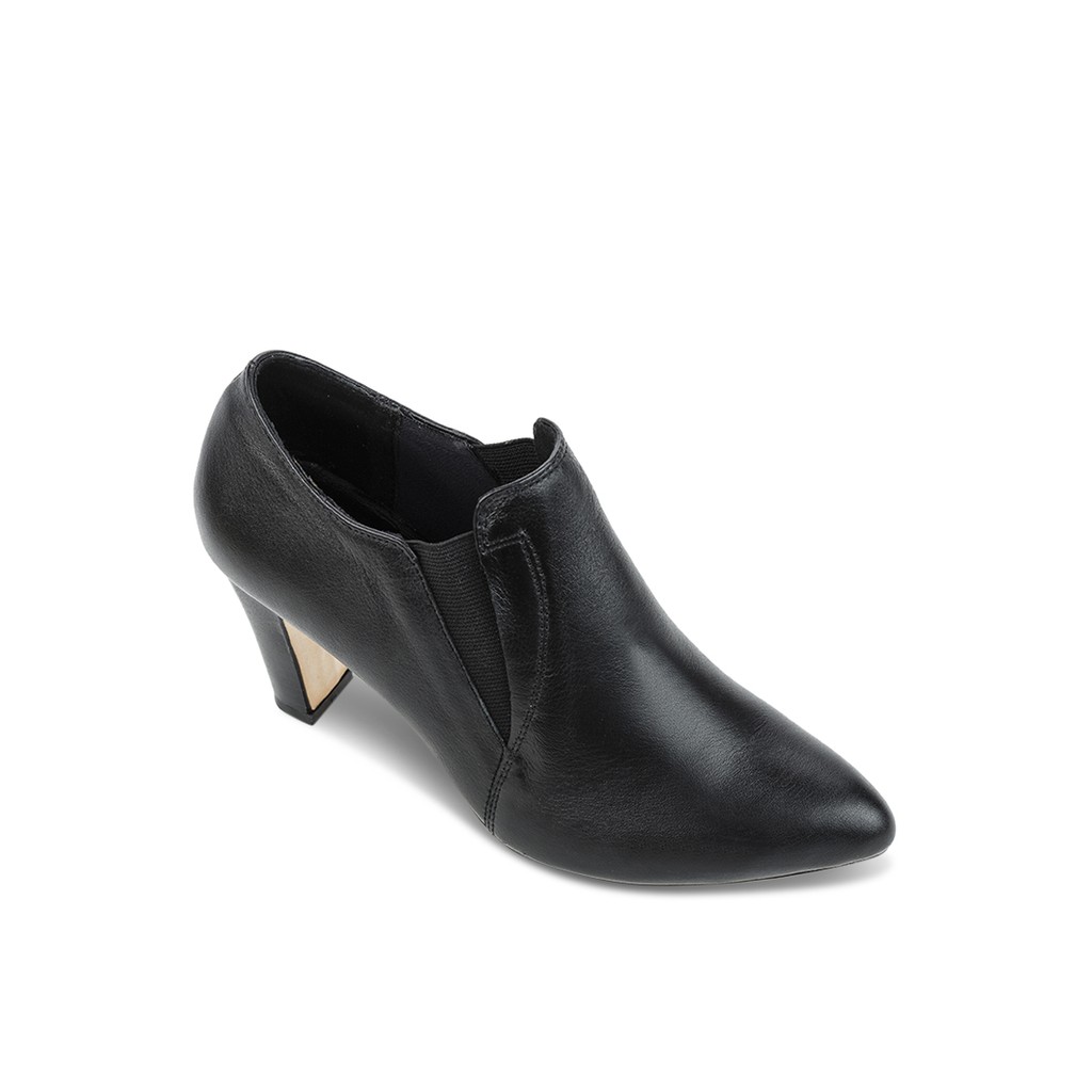 Giày boot da cổ thấp pha thun Senta Boot338