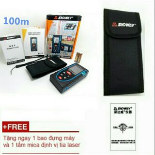 [𝙁𝙍𝙀𝙀 𝙎𝙃𝙄𝙋]⚡Thước đo khoảng cách bằng tia laser 50M / 100M SNDWAY SW-M50 SW-M100 TN02