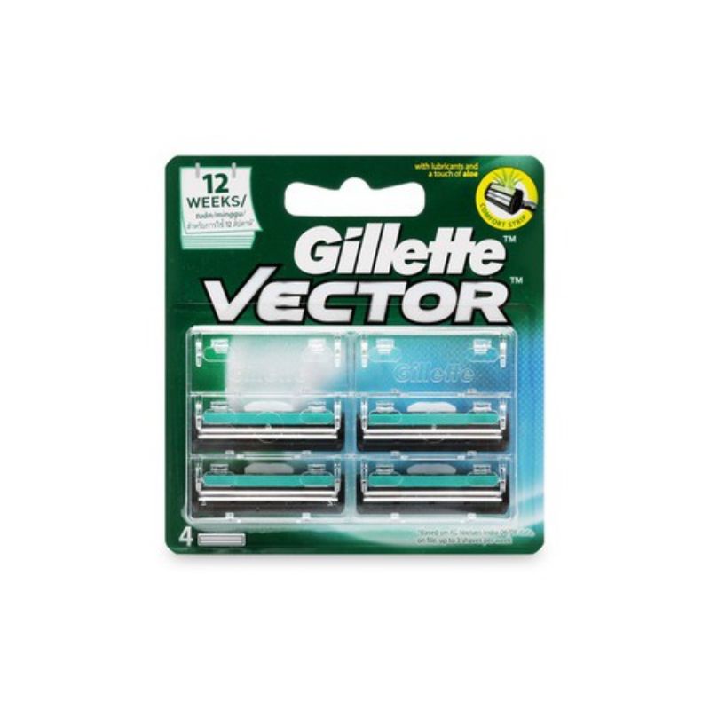 Lưỡi dao cạo gillette vector 2-4 cái