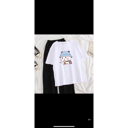 Áo thun em bé mũ hồngChất cotton suForm thụng tay lỡkiểu dáng Unisexphong cách cặp nhóm Nam và Nữ giá rẻ nhất