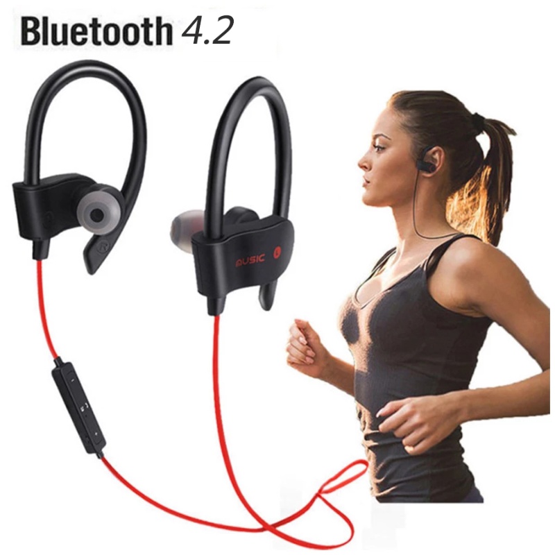 Tai Nghe Nhét Tai Bluetooth 4.2 Không Dây Chống Thấm Nước Cho iPhone Android