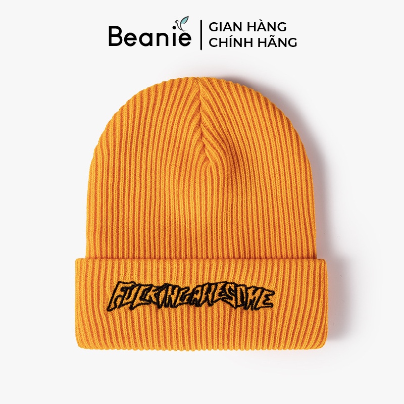 Mũ Len Thêu Chữ Phong Cách Hip Hop Giới Trẻ BEANIE, Nón Len Hàn Quốc Nam Nữ Đẹp Cao Cấp Mùa Đông B029