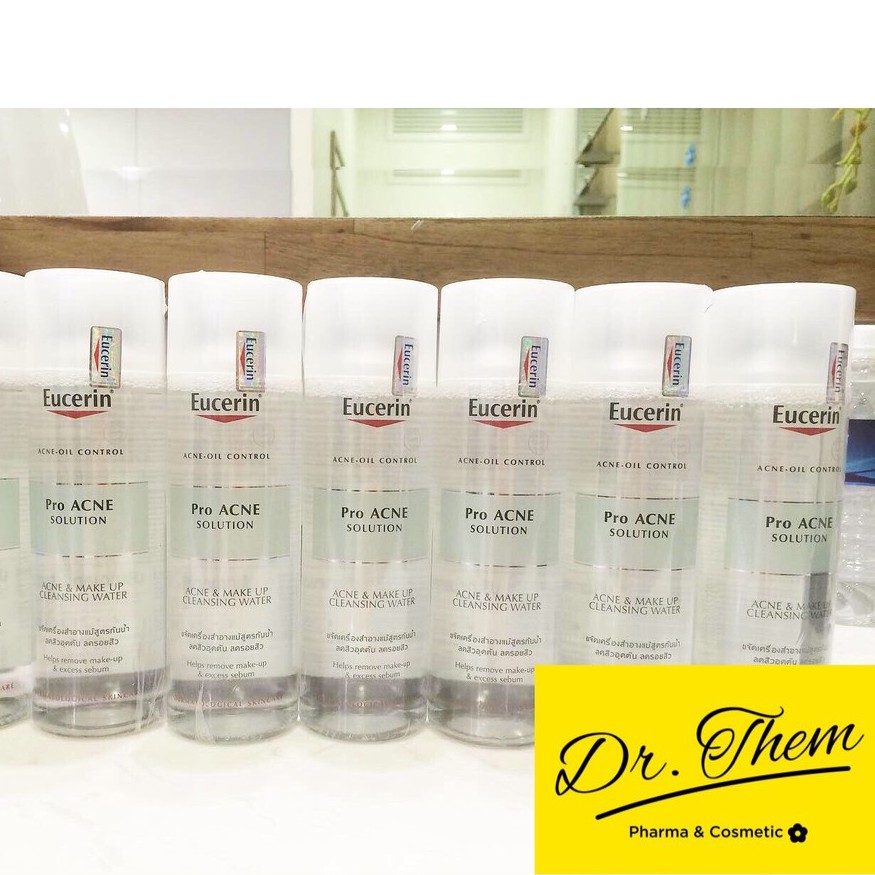 Nước Tẩy Trang Cho Da Dầu Mụn Eucerin Pro Acne Solution Acne & Make Up Cleansing Water 125ml-200ml Proacne | BigBuy360 - bigbuy360.vn