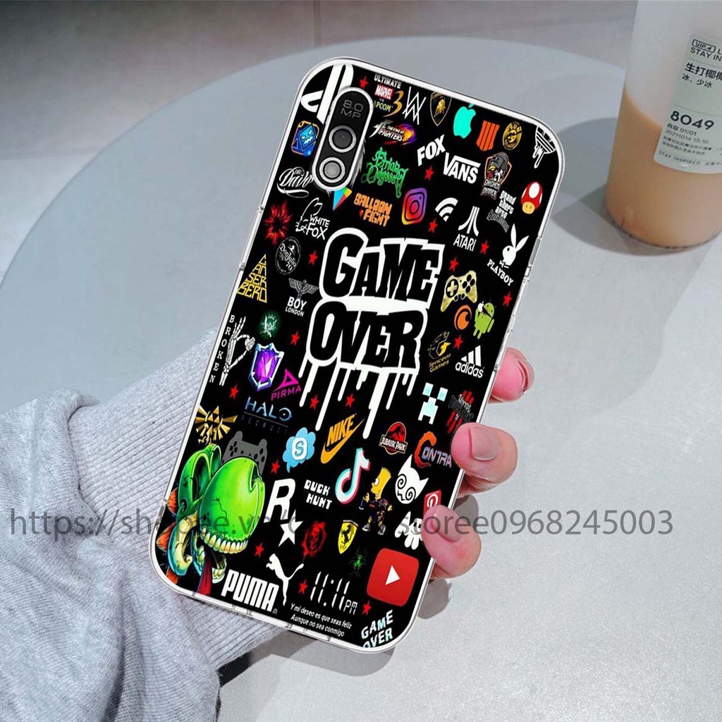 Ốp lưng Vsmart Bee / Bee 3 in hình thương hiệu thời trang đa sắc cá tính.