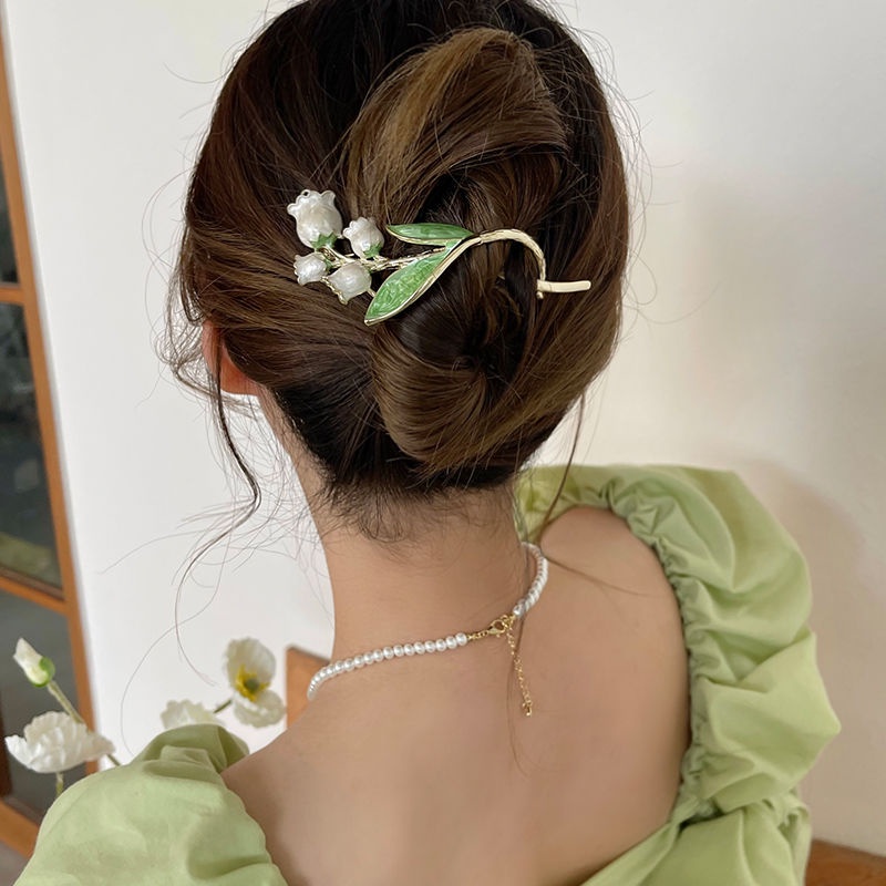 Lily of the Valley Kẹp tóc Hàn Quốc Phụ kiện tóc nữ thanh lịch chất lượng cao