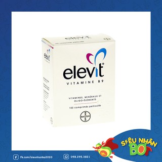 Vitamin Tổng Hợp Cho Bà Bầu Elevit 100 viên Pháp