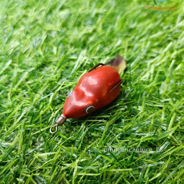 Nhái hơi super mini T36 dài 3.2cm nặng 7g - Nhái hơi câu lure T36