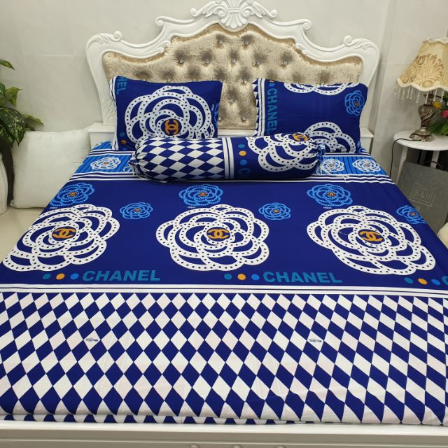 Bộ Drap Thun Thái Lan mát lạnh 4 món