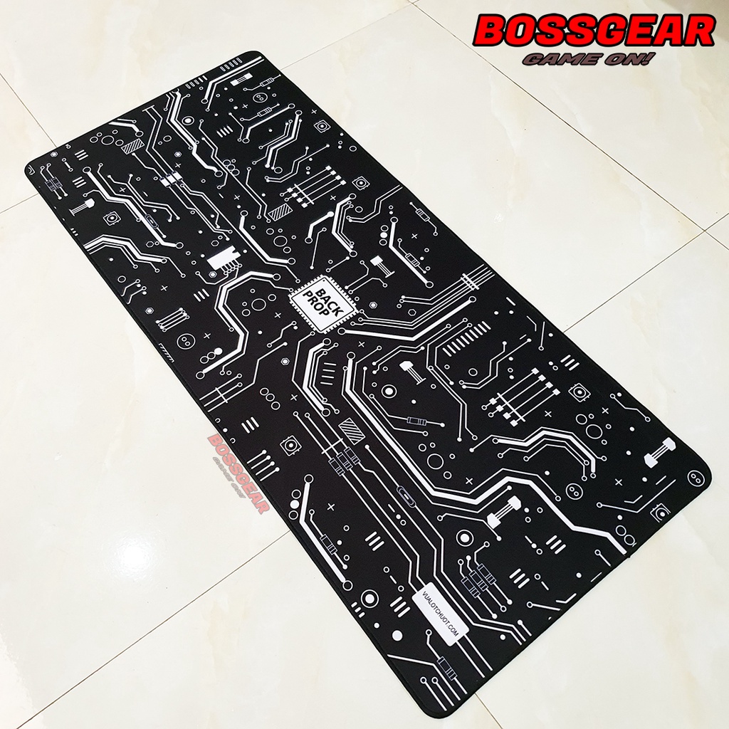 Lót Chuột Siêu To Khủng Lồ Kích Thước 90x40 cm chủ đề Mạch Điện cực đẹp