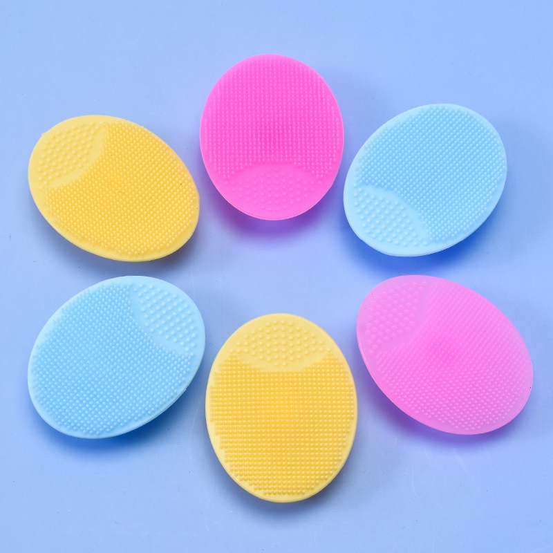 Miếng silicone gai rửa và massage mặt hình oval (RMO02)