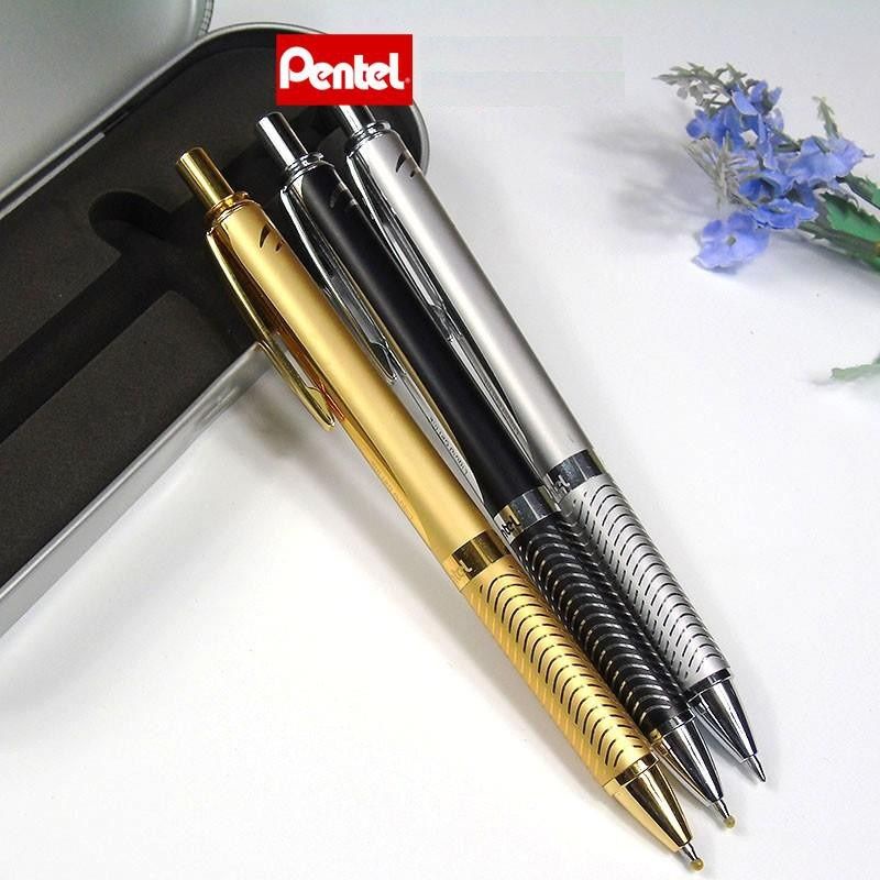 Bút ký cao cấp Pentel BL407 ngòi 0.7mm mực xanh I Hàng chính hãng vỏ bút thời trang I Bút 407 cao cấp làm quà tặng