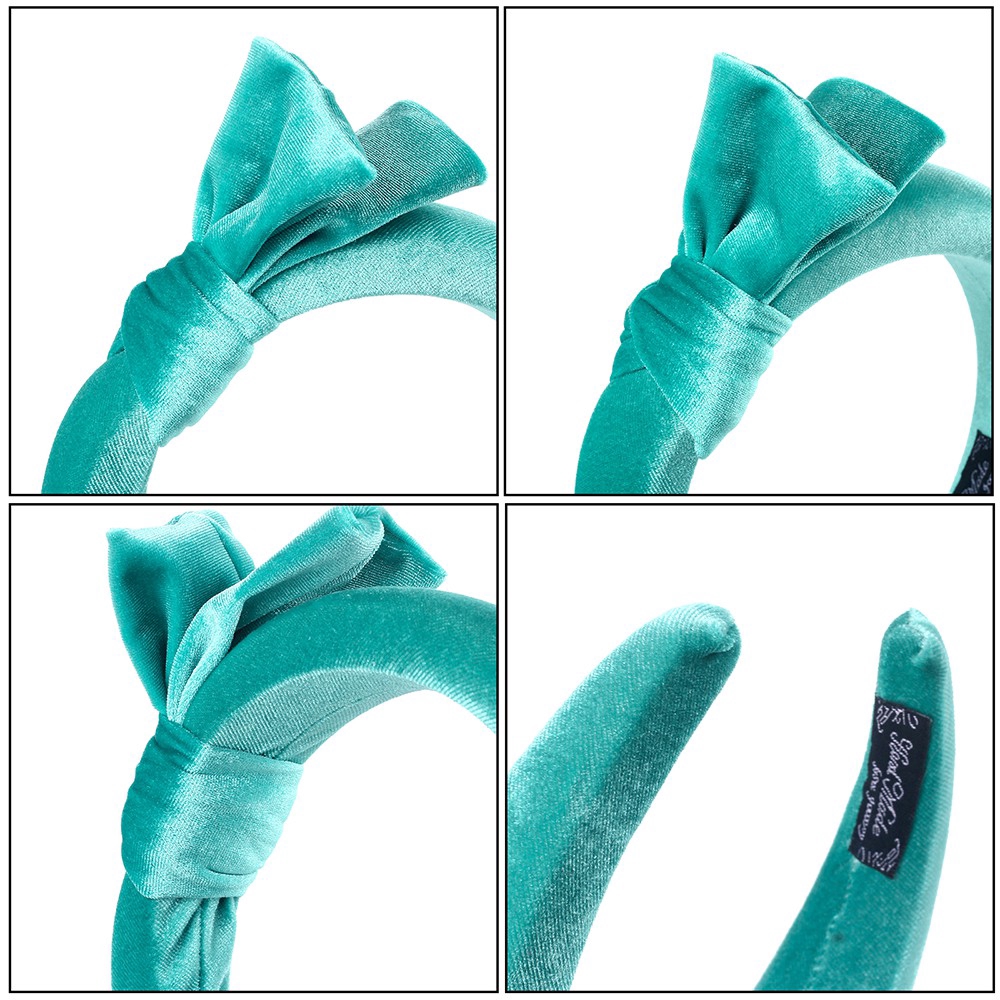 Băng đô nhung thắt nơ phong cách Hàn Quốc xinh xắn dành cho nữ