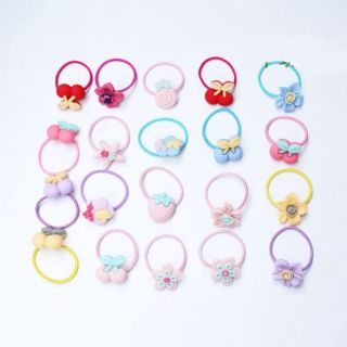 Set 5 Dây buộc tóc hoạt hình xinh xắn mini