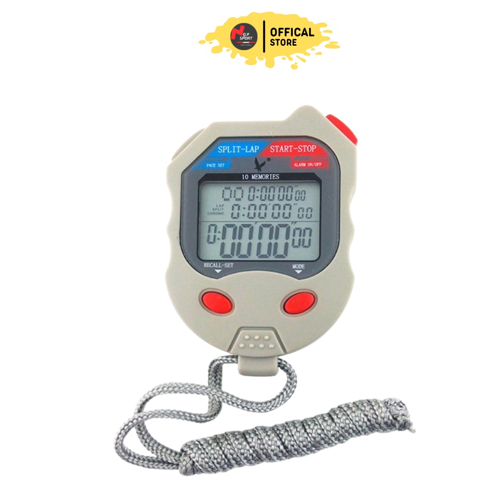 Đồng Hồ Bấm Giờ, Bấm Giây Thể Thao 2 Lap, 10Lap, 30 Lap Cao Cấp Chuyên Nghiệp Hiển Thị Trên Màn Hinh LCD