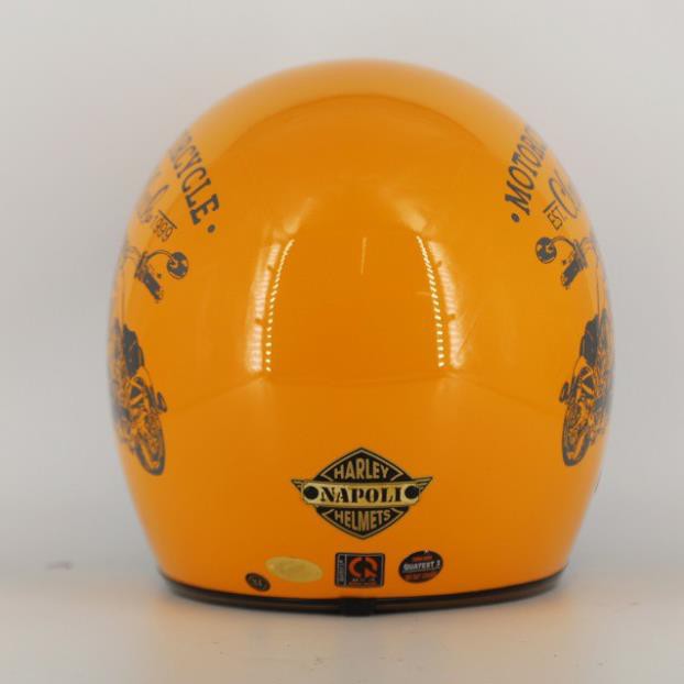 Mũ bảo hiểm 3/4 đầu Napoli Kính Âm  , hàng cao cấp, chính hãng bảo hành 12 tháng