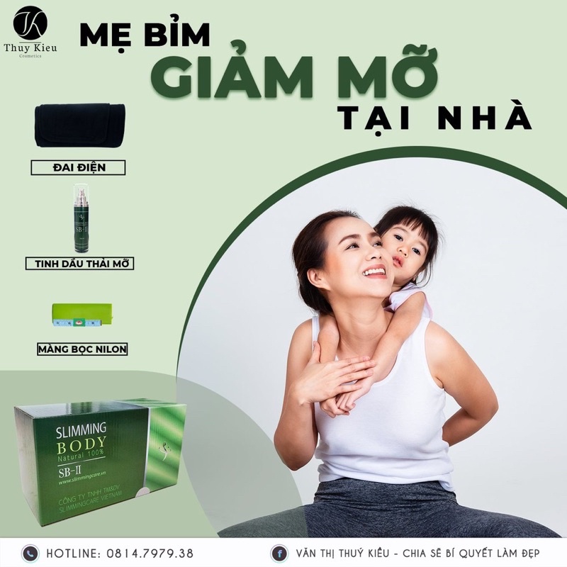 Bộ Quấn Nóng Slimming Body [tặng kèm đai dán] - giảm Mở bụng tại nhà .Sản Phẩm Cho Cho Các Chị Em Mới Sinh