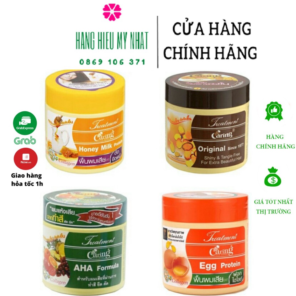 Kem ủ tóc Caring Hair Treatment Wax 500ml - Thái Lan