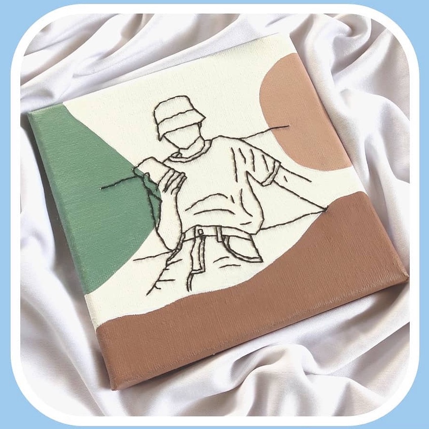 Làm Tranh Vải Thiết Kế Theo Mẫu - Full Bộ Tự Thêu Tranh Canvas