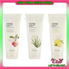 Kem tẩy trang The Face Shop Herb Day 365 Master Blending Cleansing Cream TFS làm sạch lớp trang điểm 170ml | BigBuy360 - bigbuy360.vn