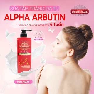 Sữa tắm Nano Collagen Sắc Ngọc Khang giúp sáng mịn săn chắc da 500ml