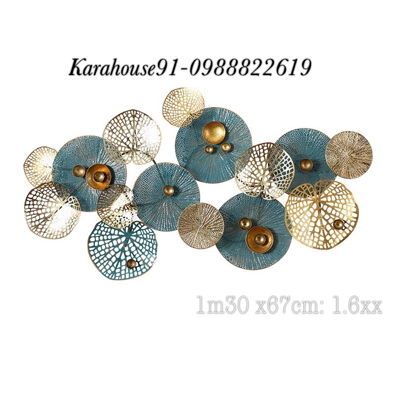 Tranh sắt treo tường decor trang trí phòng khách hiện đại. Mẫu 506 bảo hành 3 năm