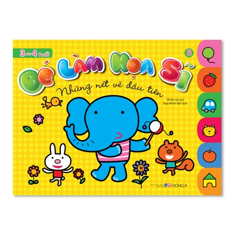 Sách - Bộ Bé Làm Họa Sĩ Cho Bé Từ 3-6 Tuổi (Cuốn Lẻ Và Combo)