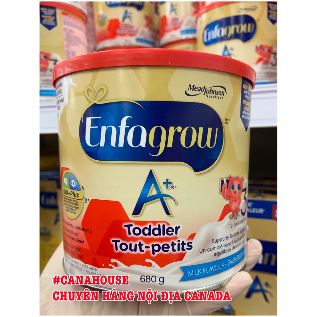 TCCN Sữa bột Enfagrow A+ Canada  Số 3 680gr - Vị Sữa
