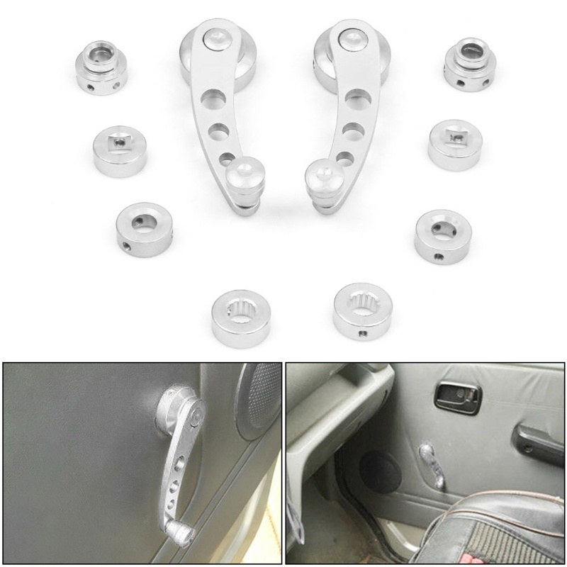 Tay Quay Nâng Cửa Kính Xe Hơi Bằng Hợp Kim Nhôm