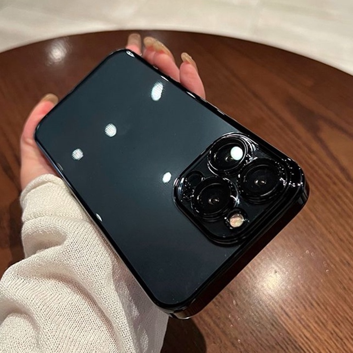 Ốp Điện Thoại Nhựa Cứng Trong Suốt Bảo Vệ camera Cho iPhone 11 Pro MAX/ 13promax/ 12pro/Xsmax