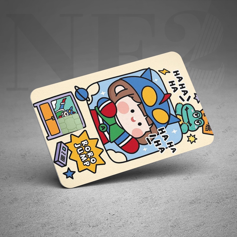 CORO JUMP DỄ THƯƠNG - Decal Sticker Thẻ ATM  Miếng Dán Trang Trí NF2 Card