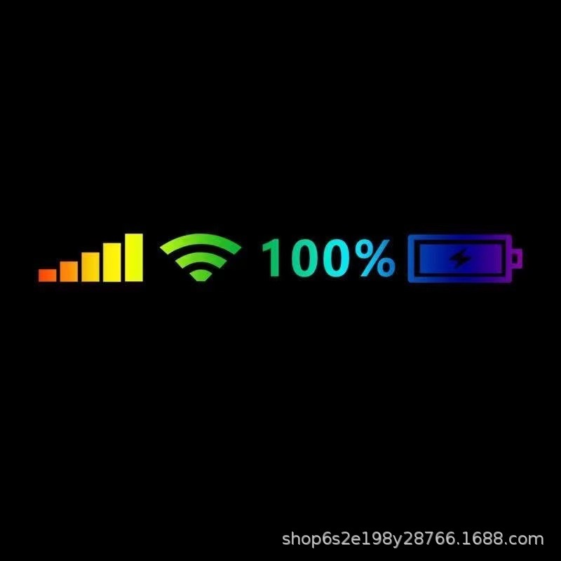 Tem wifi hài hước dán kính ô tô