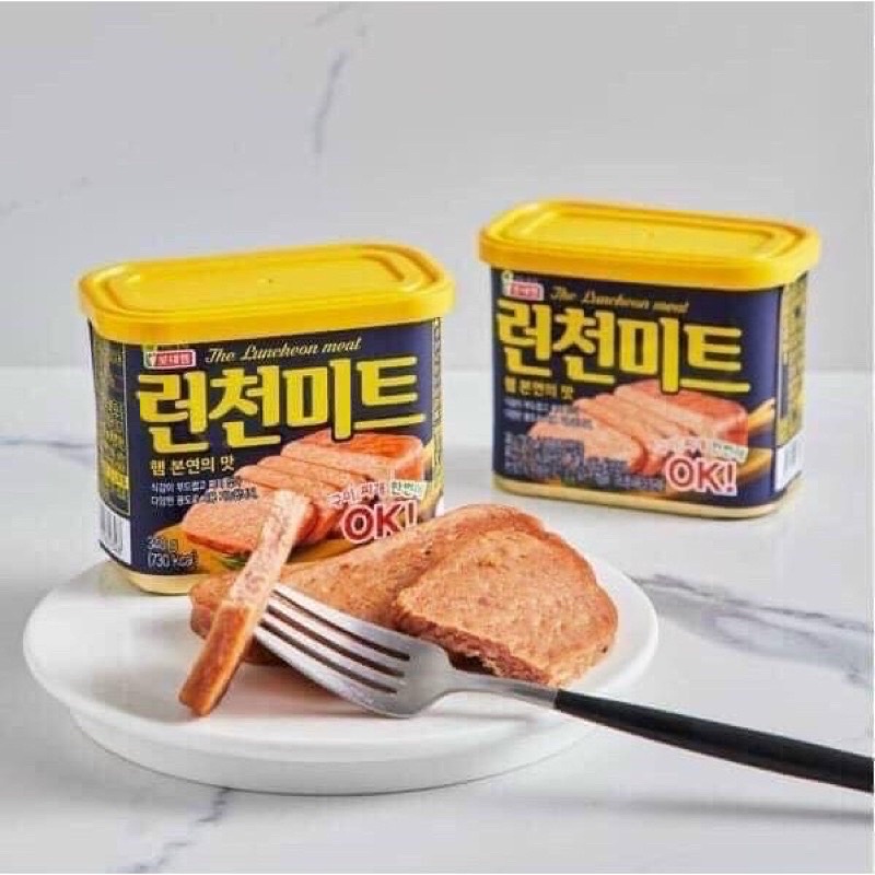 Thịt hộp pate SPAM LOTTE OK / DONGWON Hàn Quốc 340g