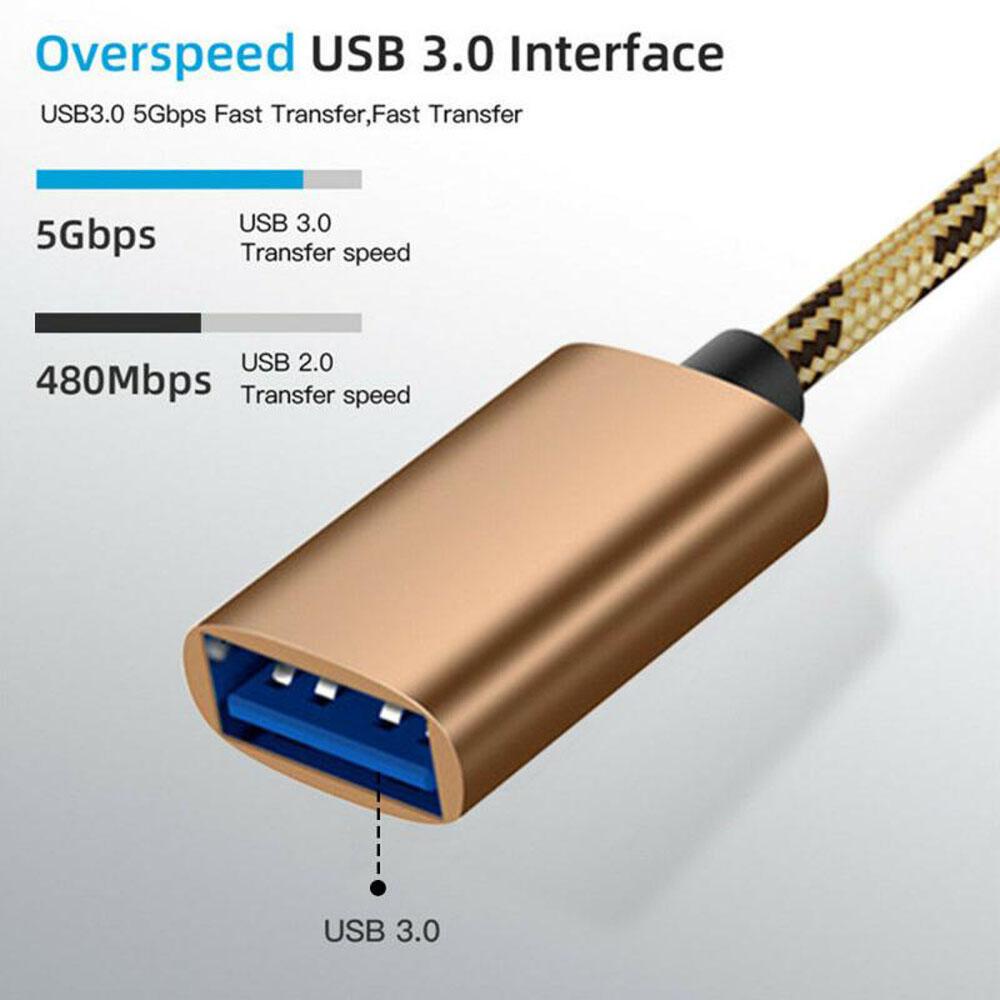 Cáp chuyển đổi OTG sạc giao diện mini type-c micro USB sang USB 3.0 USB 3.0 2 trong 1 cho Android