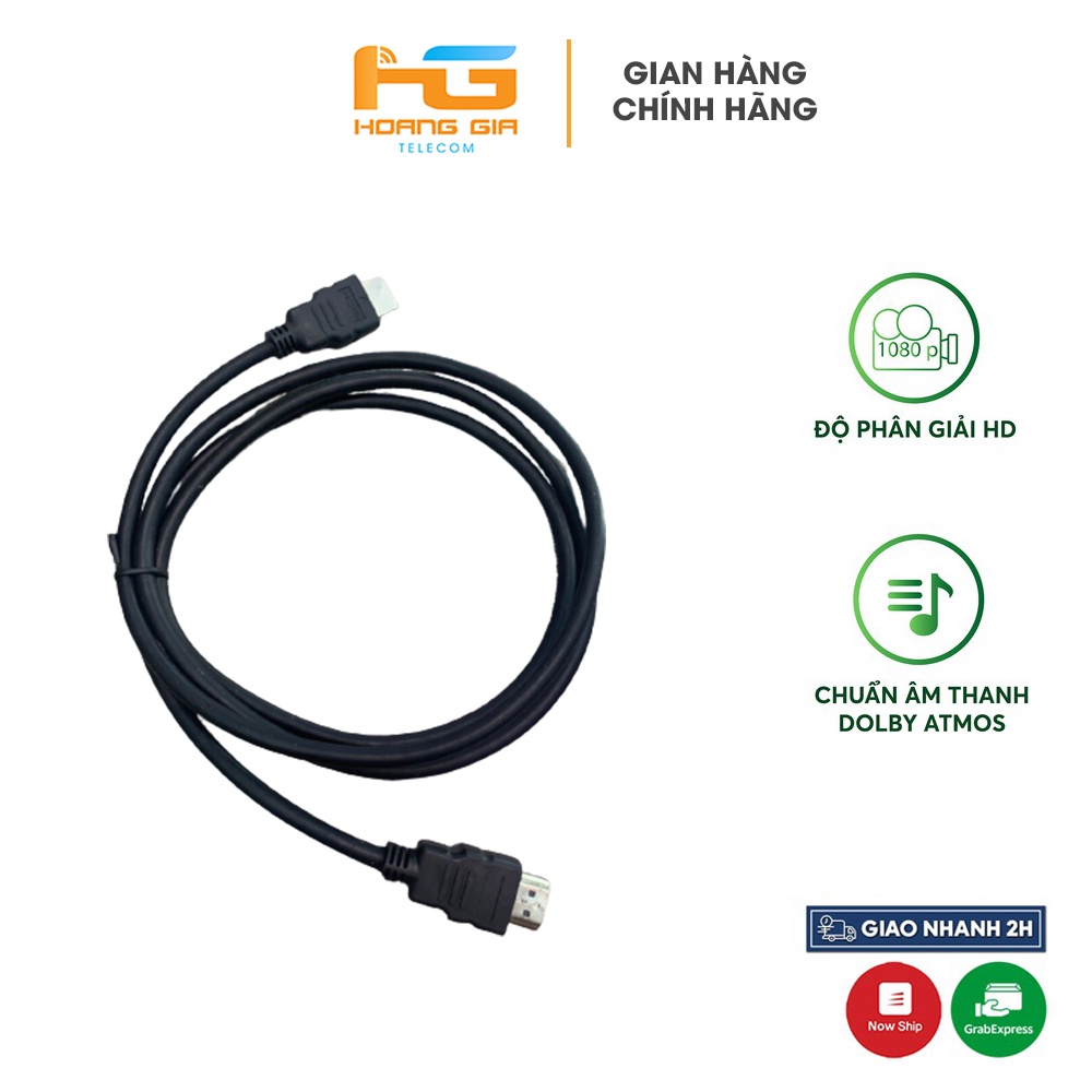 Dây cáp HDMI 1,5 mét hàng chuẩn chính hãng - Bảo hành 24 tháng