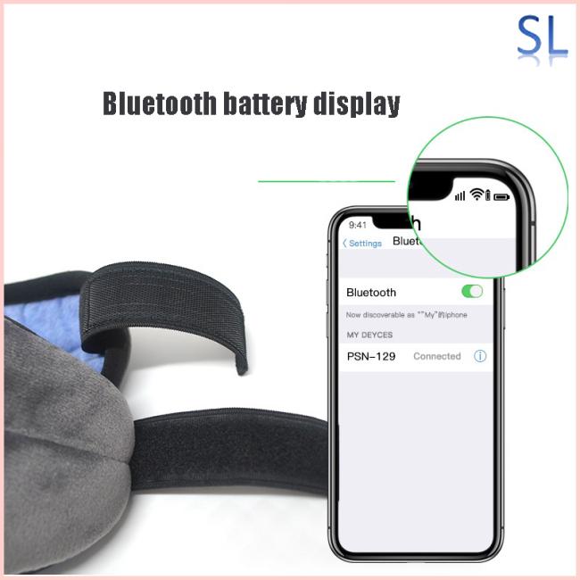 Bịt mắt ngủ tích hợp tai nghe kết nối Bluetooth 5.0