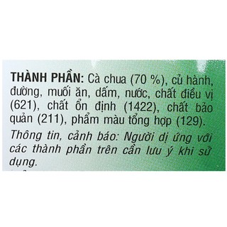 [CHAI 830G] TƯƠNG CÀ [VN] CHOLIMEX Tomato Sauce (choli-hk)